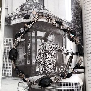 Tres Jolie Sterling Silver Crystal Gemstone Double Strand Beaded Necklace